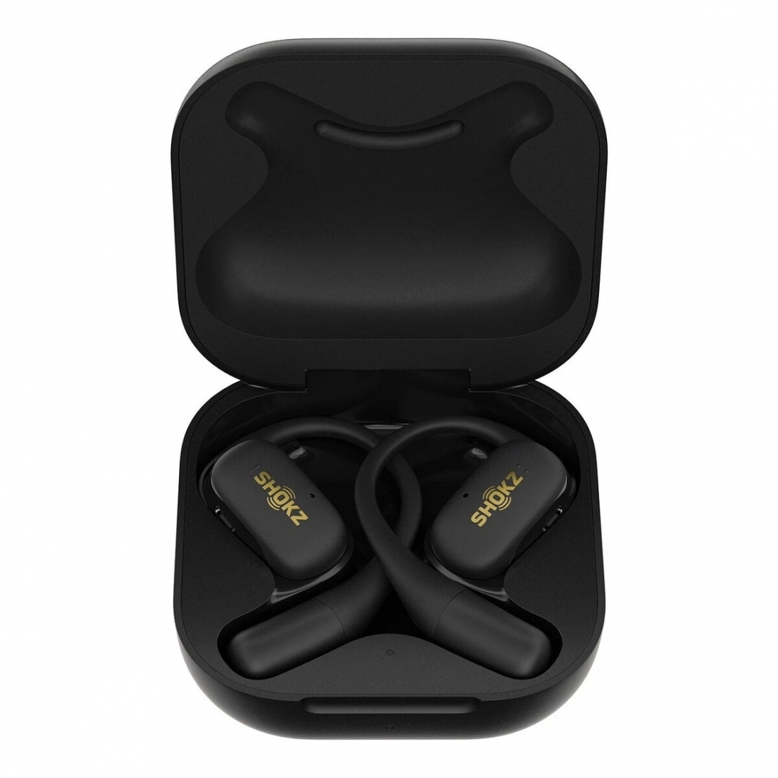 Shokz OpenFit Open-Ear True Wireless Earbuds - Black (SE Bundle - Includes Case)